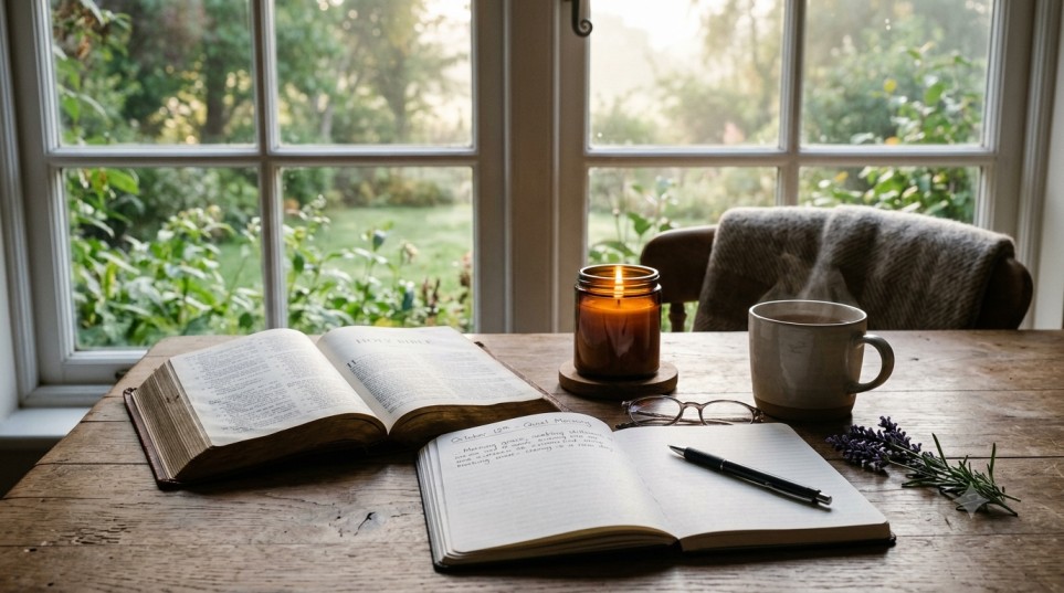 From Financial Fear to Faith — quiet morning scene