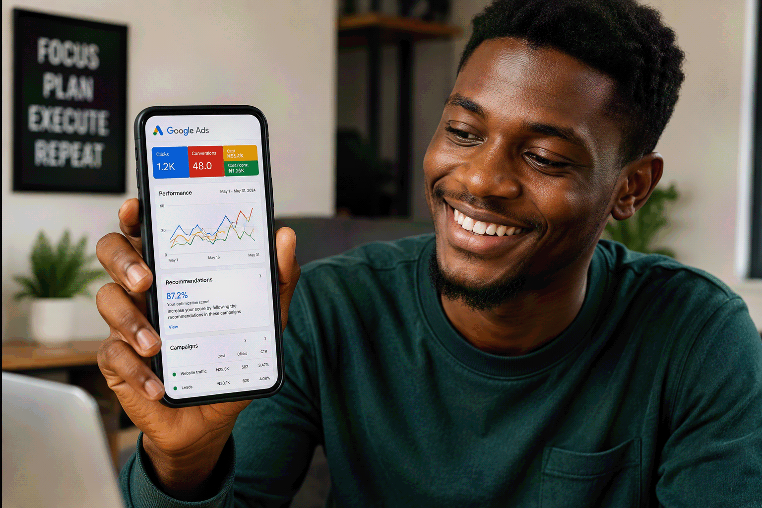 How to run Google Ads on your phone